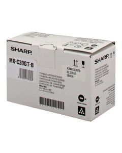 Sharp originální toner MX-C30GTB, black, 6000str.