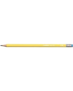 Grafitová tužka s gumou "Pencil 160", žlutá, HB, šestihranná, STABILO