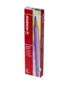 Grafitová tužka s gumou "Swano Pastel", zelená, HB, šestihranná, STABILO