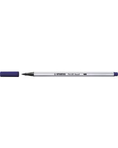 Štětcový fix "Pen 68 brush", tmavě modrá, STABILO