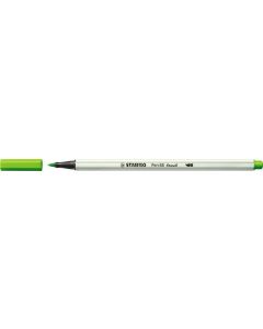 Štětcový fix "Pen 68 brush", zelená, STABILO