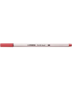 Štětcový fix "Pen 68 brush", rezavě červená, STABILO 568/47