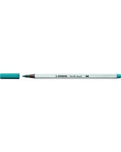 Štětcový fix "Pen 68 brush", tyrkysová, STABILO