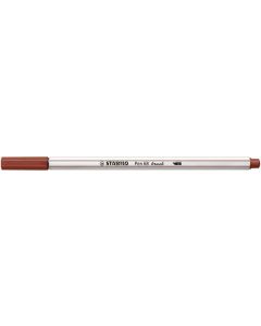 Štětcový fix "Pen 68 brush", červeně hnědá, STABILO 568/75