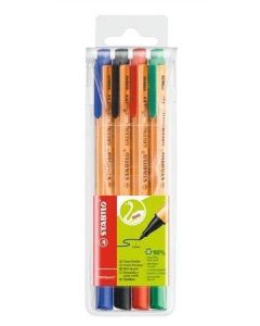 Fix "GREENpoint", 4 barvy, 0,8mm, STABILO
