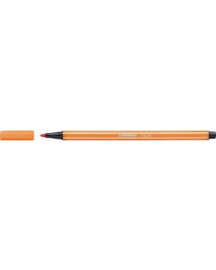 Fix, 1 mm, STABILO "Pen 68", oranžovočervená