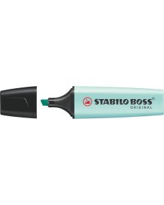 Zvýrazňovač "BOSS original Pastel", 2-5 mm, pastelová tyrkysová, STABILO