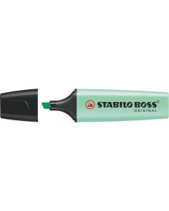 Zvýrazňovač "BOSS original Pastel", 2-5 mm, pastelová mentolová, STABILO