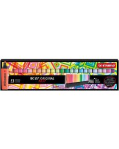 Zvýrazňovače "BOSS original Arty", 23 barev, 2-5 mm, STABILO 7023-01-5-20