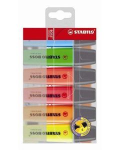 Zvýrazňovač "BOSS original", 6 barvy, 2-5mm, STABILO