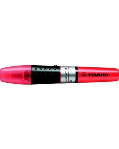 Zvýrazňovač "Luminator", červená, 2-5 mm, STABILO