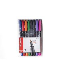 Permanentní popisovač "OHPen S", mix barev, 0,4mm, 8ks/bal., STABILO