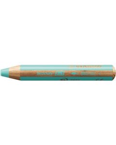 Barevné pastelka "Woody", pastelová modrá, maxi, 3v1 – pastelka, vodovka, voskovka, STABILO 880/402
