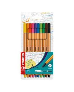 Liner "Point 88", 10 barev, 0,4mm, STABILO