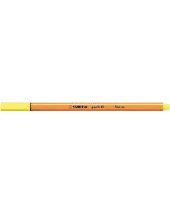 Liner "Point 88", citrónová, 0,4 mm, STABILO