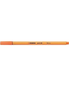 Liner "Point 88", bledě oranžová (pale vermillion), 0,4 mm, STABILO