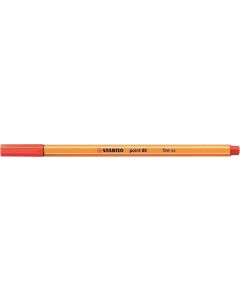 Liner "Point 88", světle červená, 0,4 mm, STABILO