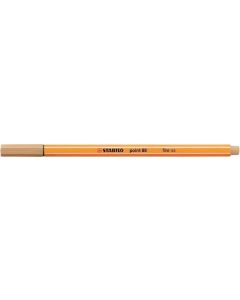 Liner "Point 88", světle okrová, 0,4 mm, STABILO