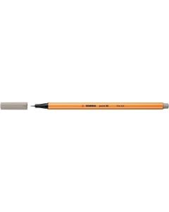 Liner "Point 88", teplá šedá, 0,4 mm, STABILO 88/93