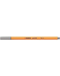 Liner "Point 88", středně studená šedivá, 0,4 mm, STABILO