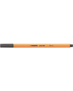 Liner "Point 88", tmavě studená šedivá, 0,4 mm, STABILO