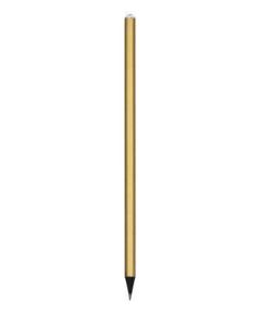 Tužka zdobená bílým krystalem SWAROVSKI®, zlatá, 14 cm, ART CRYSTELLA® 1805XCM203
