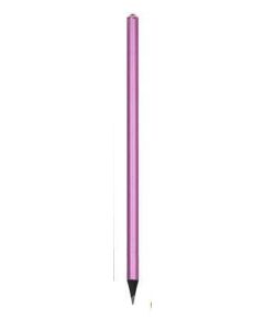 Tužka zdobená růžovým krystalem SWAROVSKI®, metalická růžová, 14 cm, ART CRYSTELLA® 1805XCM510