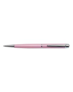 Kuličkové pero "Lille Pen", růžová, bílý krystal SWAROVSKI®, 13 cm, ART CRYSTELLA® 1805XGL061