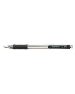 Kuličkové pero "SN-101 Laknock Fine", černá, 0,4mm, stiskací mechanismus, UNI