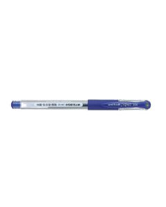 Gelové pero "UM-151", modrá, 0,38mm, s uzávěrem, UNI