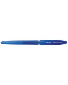 Gelové pero "UM-170", modrá, 0,7mm, s uzávěrem, jednorázové, UNI