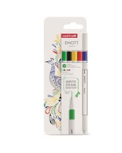 Fineliner "Emott Vivid", 5 různých barev, 0,4 mm, UNI 302422267