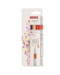 Fineliner "Emott Passion", 5 různých barev, 0,4 mm, UNI 302422264