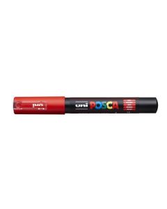 Akrylový popisovač "Posca PC-1M", červená, 0,7 - 1,0 mm, UNI