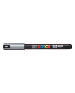 Akrylový popisovač "Posca PC-1MR", stříbrná, 0,7 mm, UNI