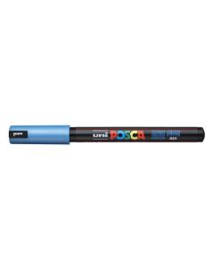 Akrylový popisovač "Posca PC-1MR", kovově modrá, 0,7 mm, UNI 2UPC1MRMK