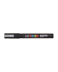 Akrylový popisovač "Posca PC-3M", stříbrná, 0,9-1,3 mm, UNI