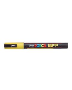 Akrylový popisovač "Posca PC-3M", jasně žlutá, 0,9-1,3 mm, UNI 2UPC3MLS