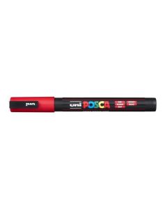 Akrylový popisovač "Posca PC-3M", červená, 0,9-1,3 mm, UNI