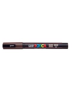 Akrylový popisovač "Posca PC-3M", tmavě hnědá, 0,9-1,3 mm, UNI 2UPC3MSB