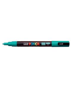 Akrylový popisovač "Posca PC-3M", smaragdová, 0,9-1,3 mm, UNI