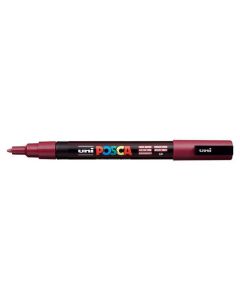 Akrylový popisovač "Posca PC-3M", červené víno, 0,9-1,3 mm, UNI