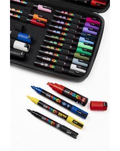 Akrylový popisovač "Posca", 40 ks, sada v pouzdru, UNI 2UPC40DB