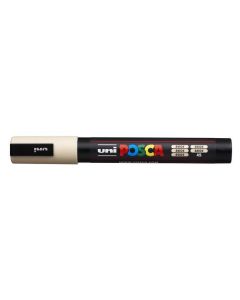Akrylový popisovač "Posca PC-5M", kovově béžová, 1,8-2,5 mm, UNI 2UPC5MBEZS