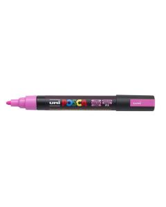 Akrylový popisovač "Posca PC-5M", fluorescenční růžová, 1,8-2,5 mm, UNI 2UPC5MFR