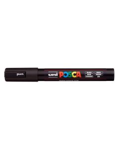 Akrylový popisovač "Posca PC-5M", černá, 1,8-2,5 mm, UNI