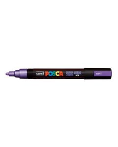 Akrylový popisovač "Posca PC-5M", kovově fialová, 1,8-2,5 mm, UNI 2UPC5MML