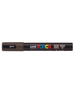 Akrylový popisovač "Posca PC-5M", tmavě hnědá, 1,8-2,5 mm, UNI 300046000