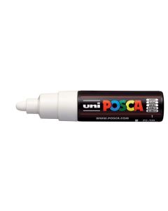 Akrylový popisovač "Posca PC-7M", bílá, 4,5-5,5 mm, UNI