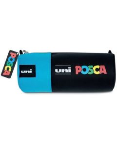 Penál "Posca", modrá, kulatý, UNI 2UPCTOLLTARTOK